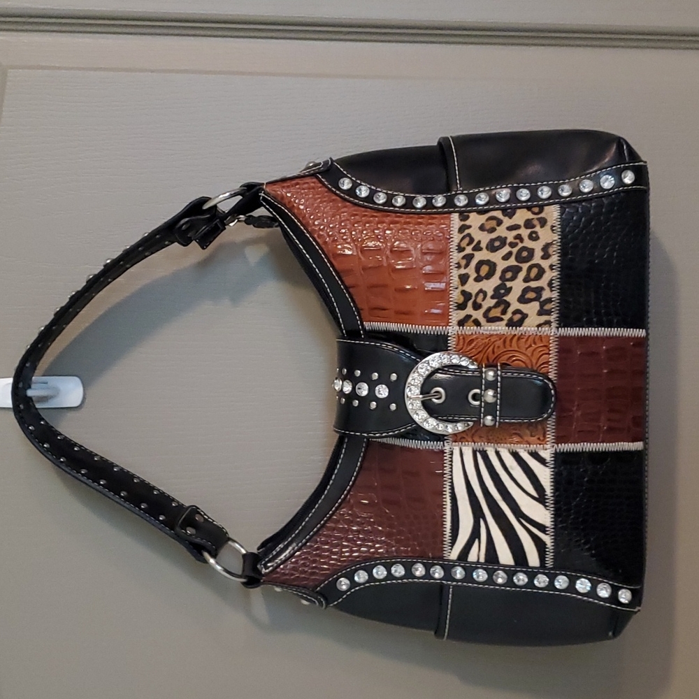Ladies leather shoulder purse